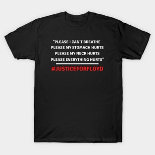 Please I Can't Breathe T-Shirt